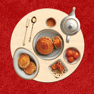 Bánh trung thu nướng nhân mặn